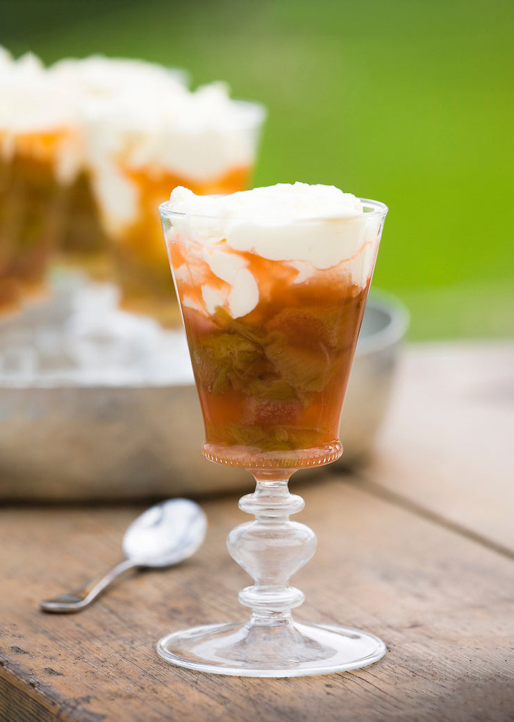 Rhubarb syllabub recipe