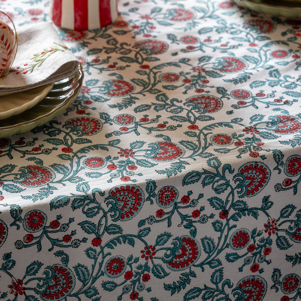 Bold & Brilliant Rajasthan Christmas Tablecloth