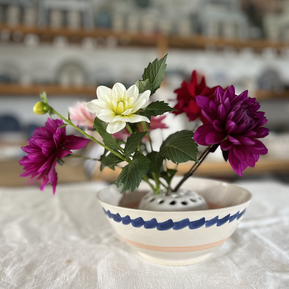 Sarah Raven Ceramic Flower Frog