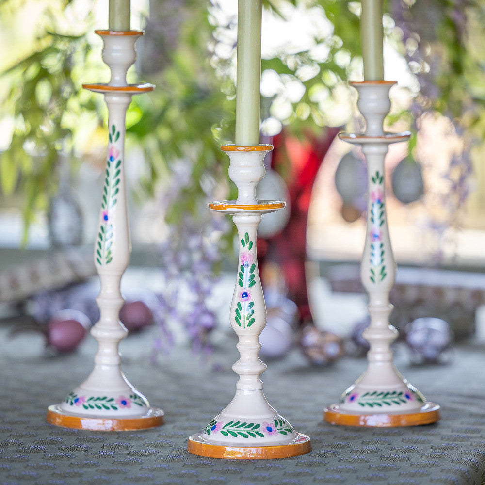 Jaipur Painted Candlestick