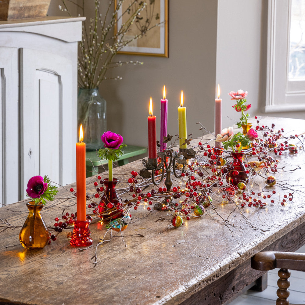 Red Berry Lit Garland