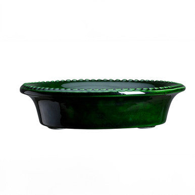 Glazed Pot & Saucer