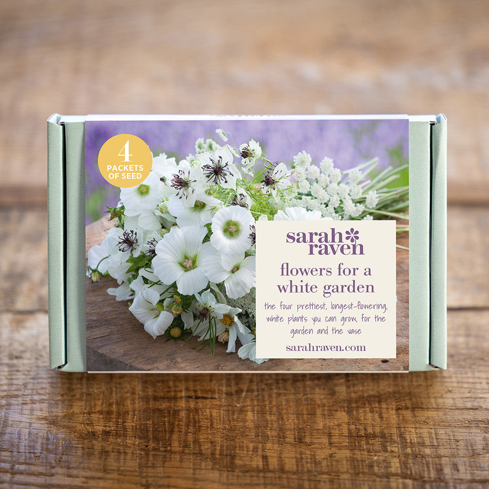 Flowers for a White Garden Seed Gift Box Collection