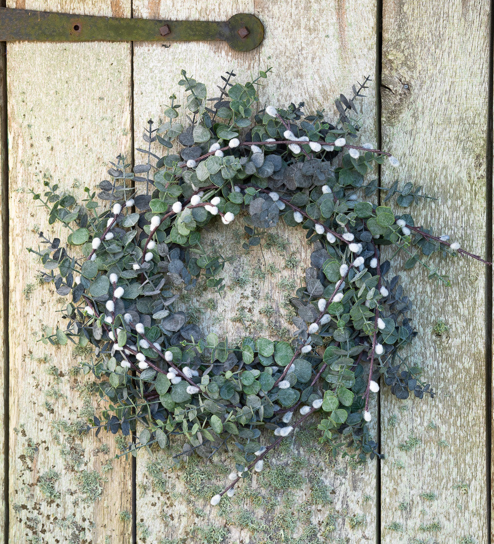 Eucalyptus Wreath and Light Set