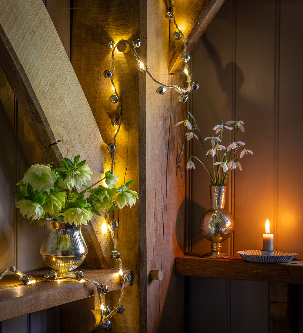 Antique-look Silver Vases