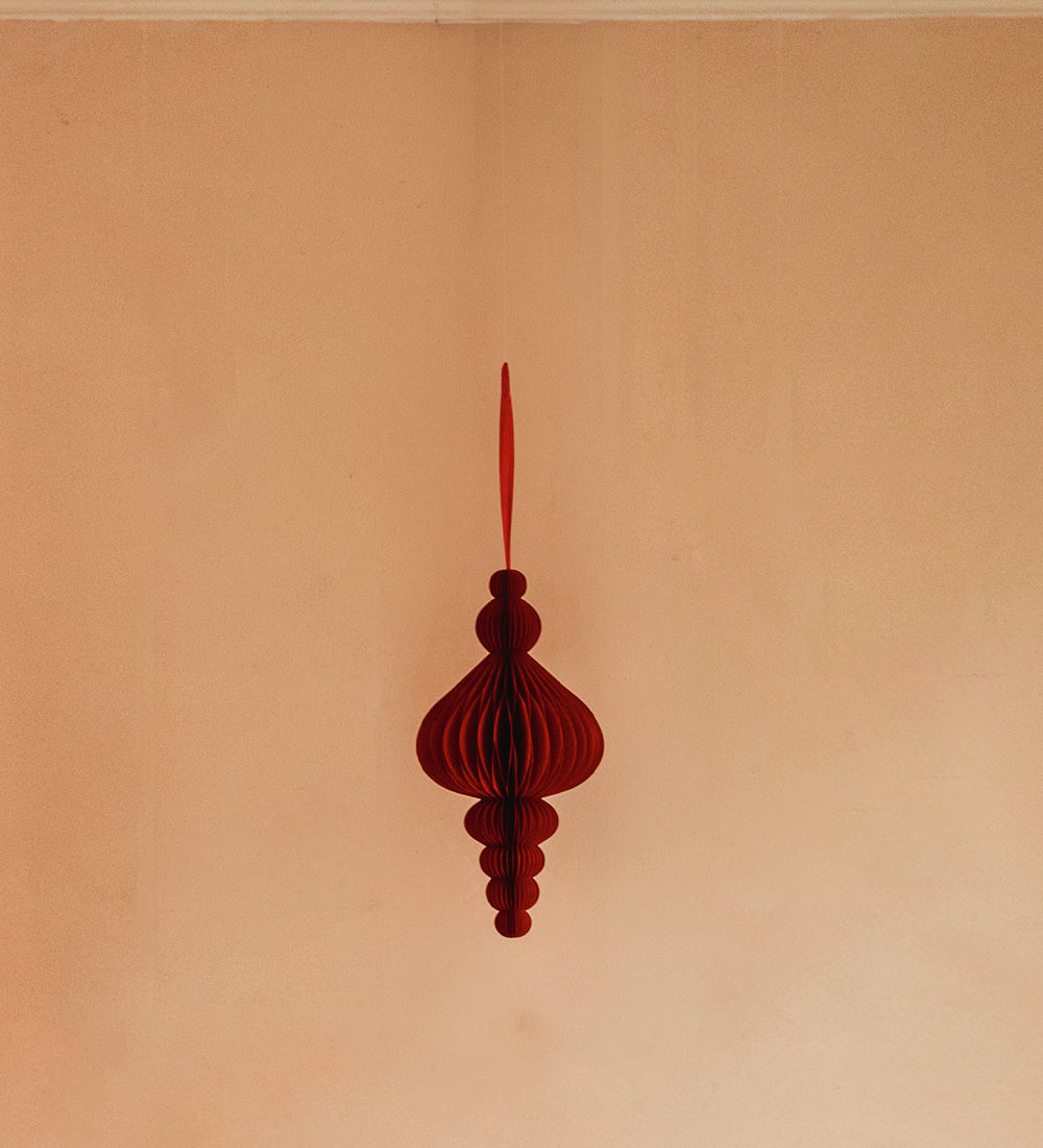 Big Ruby Honeycomb Decoration