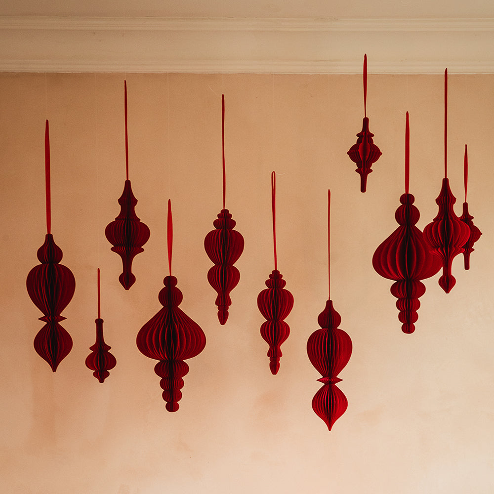 Big Ruby Honeycomb Decoration