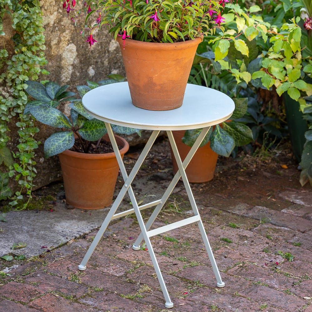 Collapsible Round Side Table