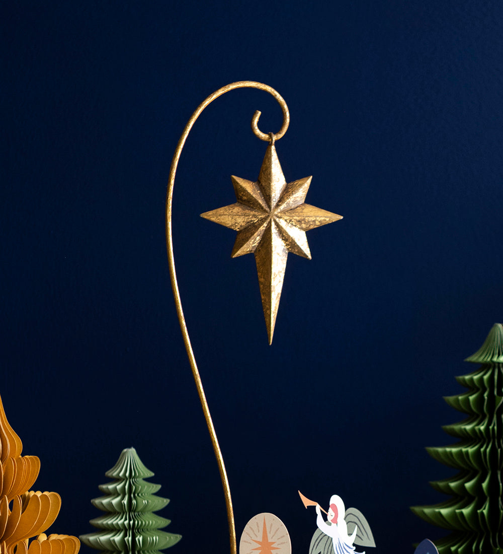 Follow the Star Golden Guiding Star