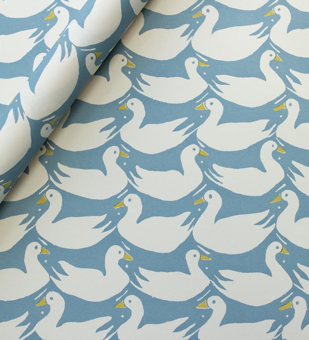 Hares, Birds & Oak Moorland Wrapping Paper Set