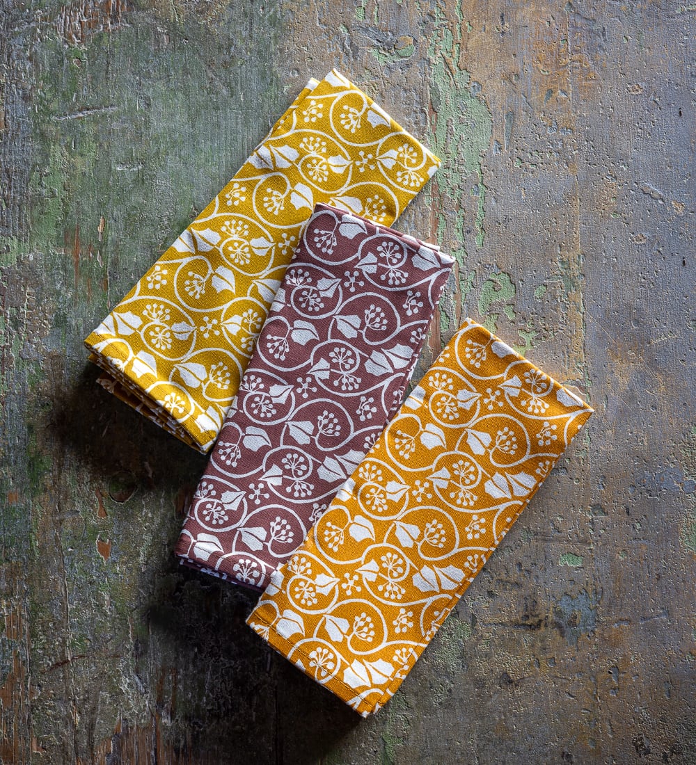 Ivy, Ginger & Chocolate Tea Towel Set