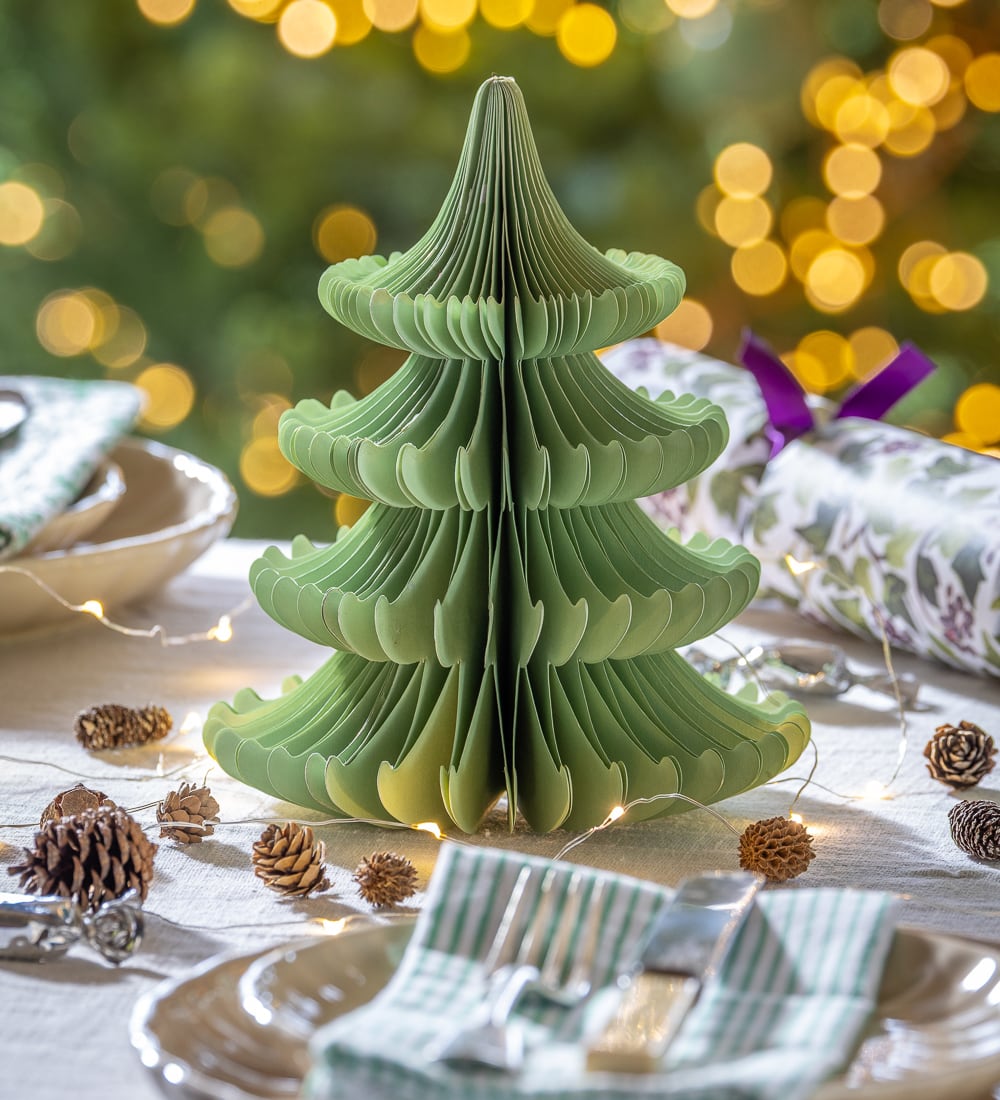 Lichen Green Paper Tree