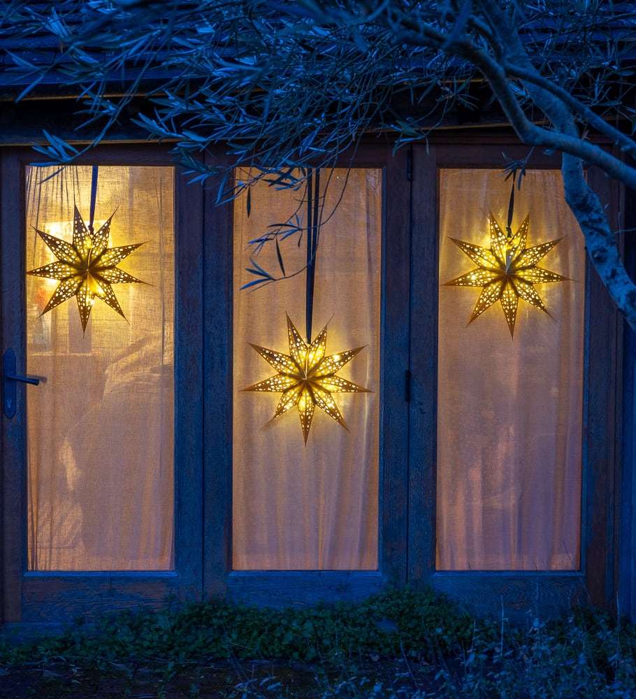Light in the Window Origami Stars