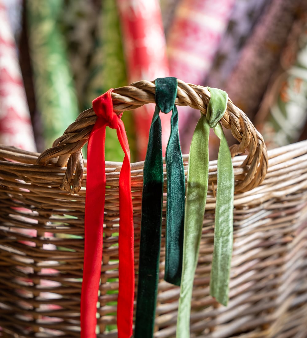 Old Haberdashery Velvet Ribbon Set