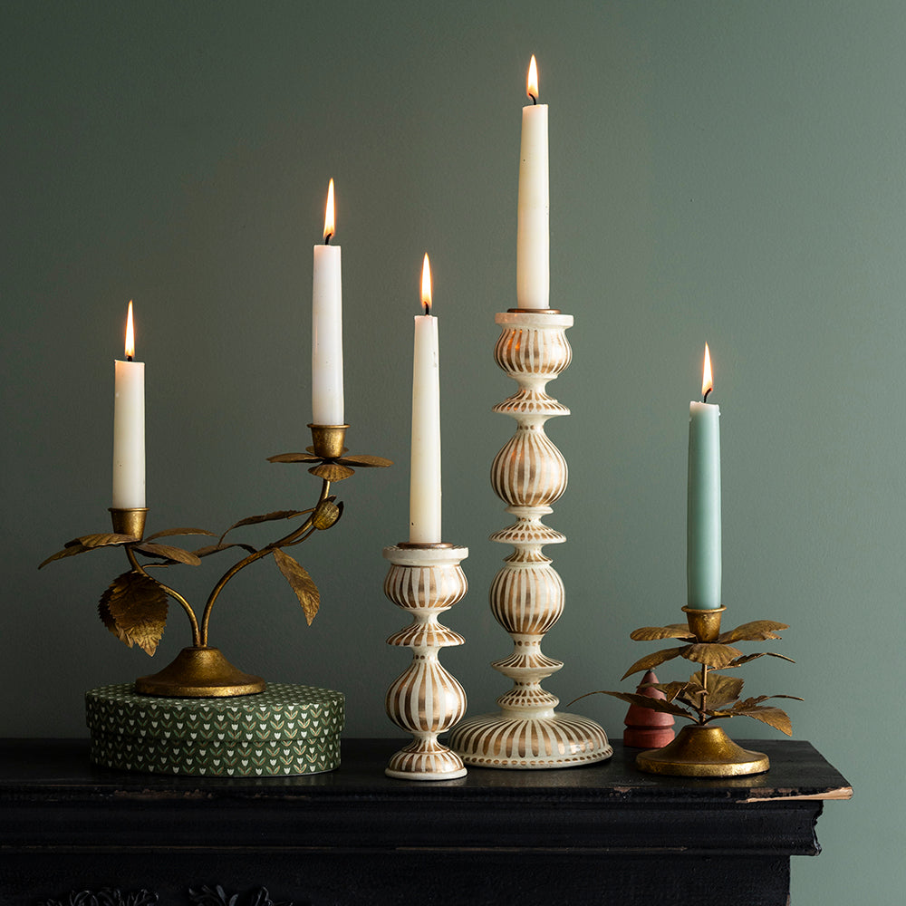 One Winter Rose Candleholder