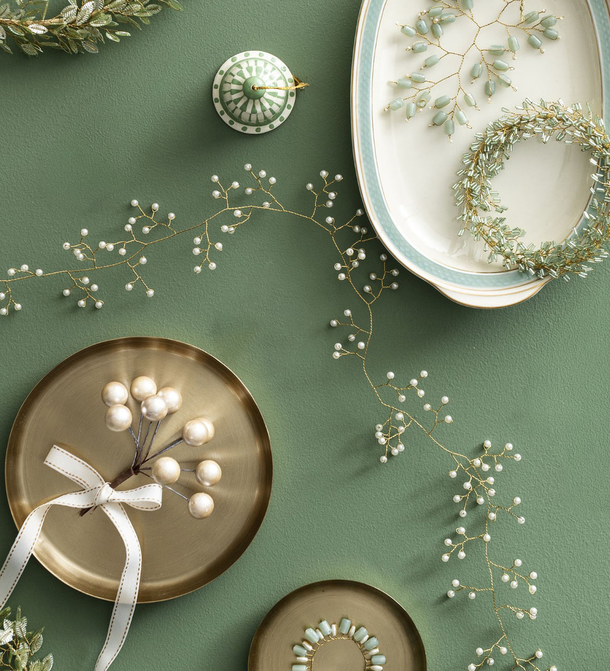 Pearls on the Mantelpiece Beaded Garland