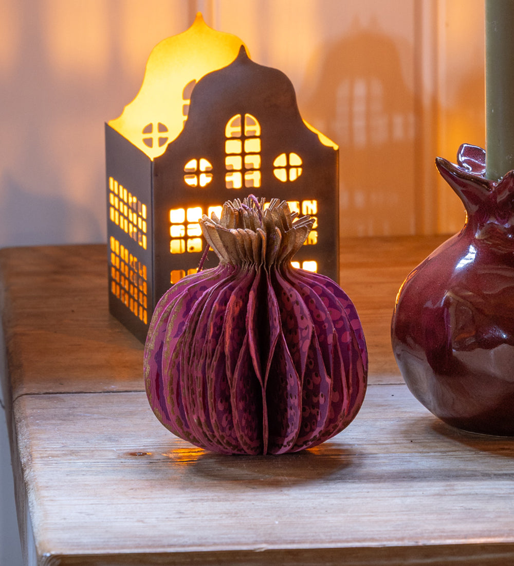 Pomegranate Paper Decorations