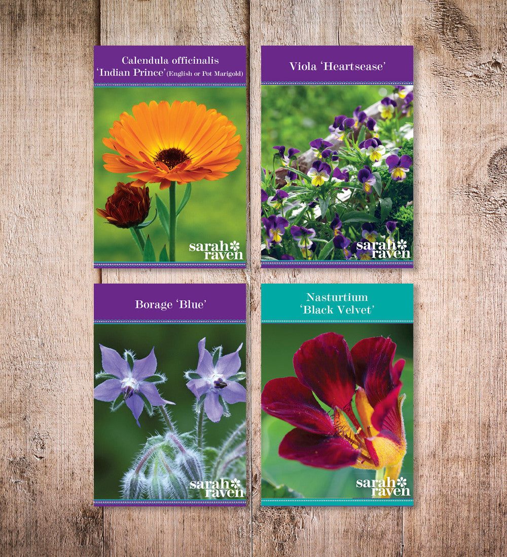 All Year Edible Flower Seed Collection