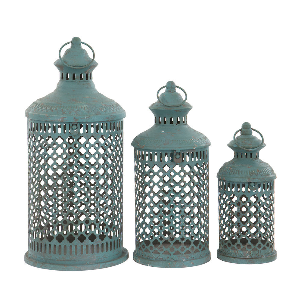Teal Lantern Set