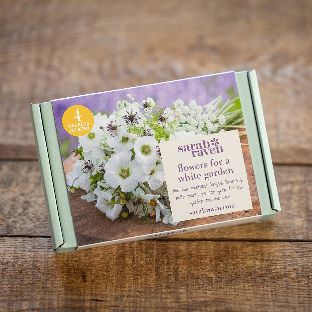 Flowers for a White Garden Seed Gift Box Collection