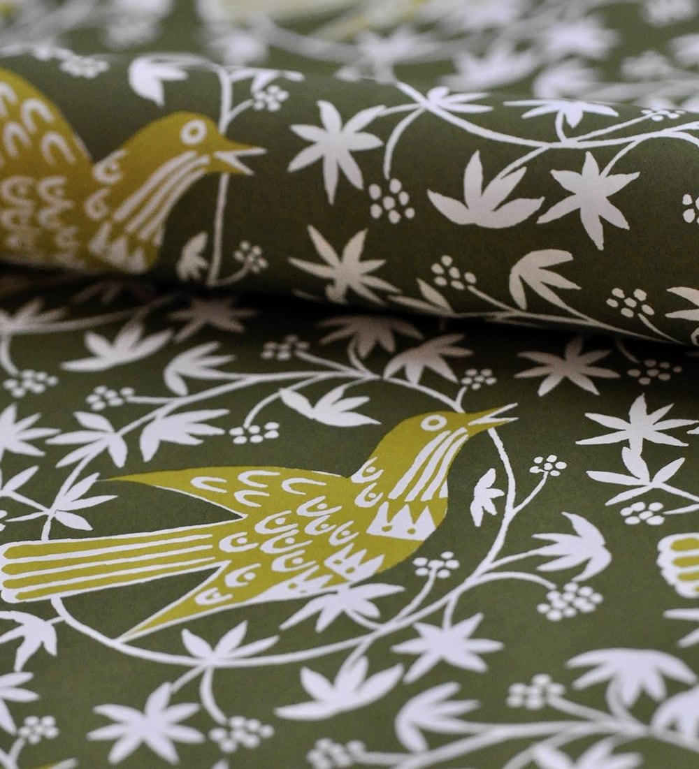 Birds in the Ivy Wrapping Paper Set