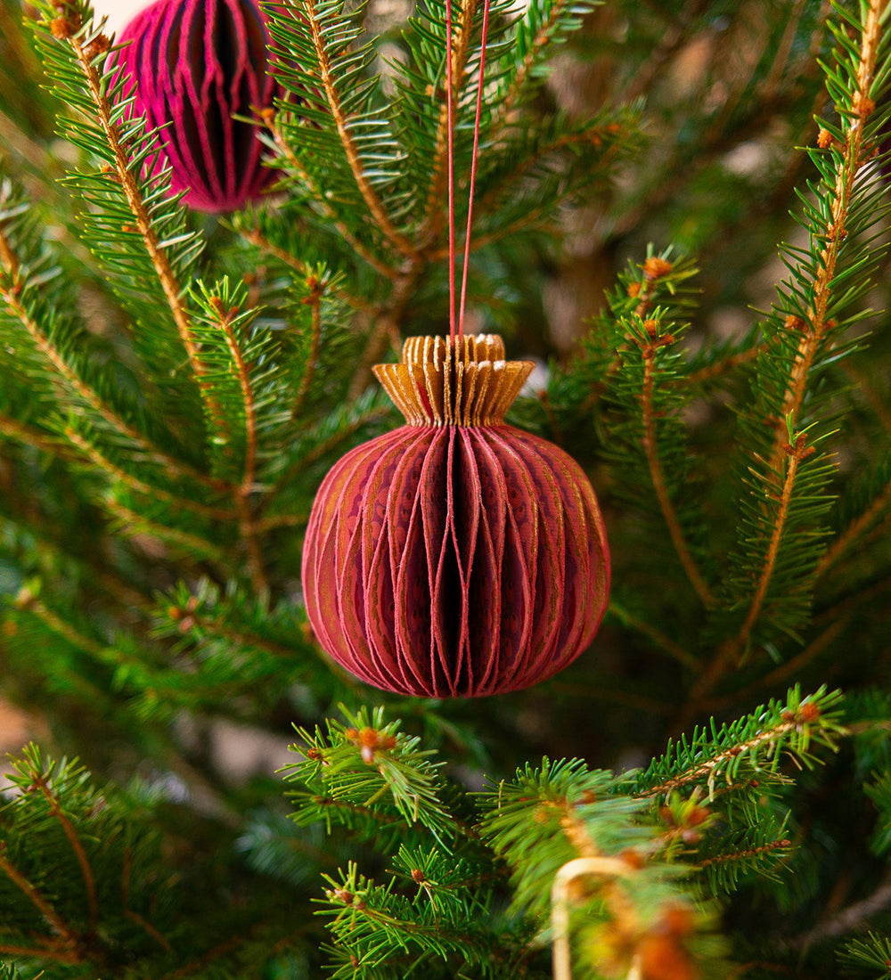 Christmas Market Fruit Paper Decorations