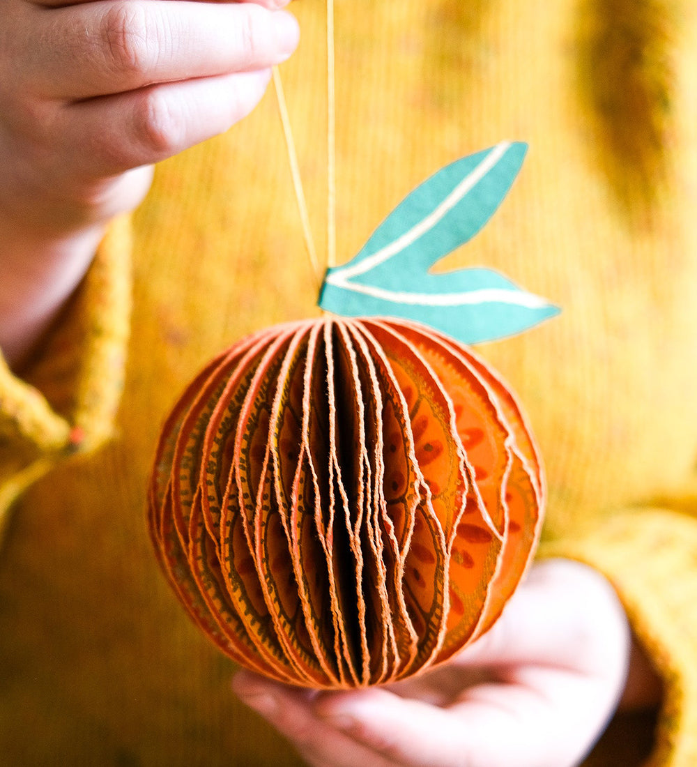 Christmas Market Fruit Paper Decorations