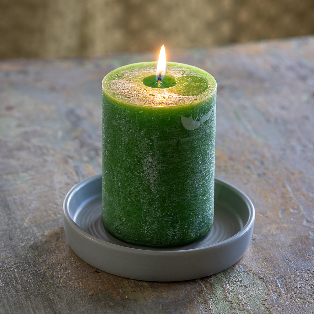 Geranium Leaves in Summer Scented Candle & Plate Set