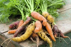 slow-roast carrots with garlic lemon butter