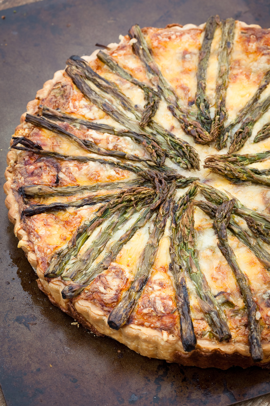 Asparagus & Gruyere Tart