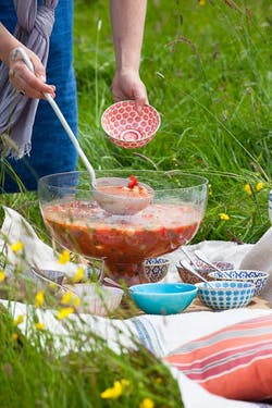 Andalusian soup salad