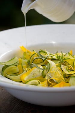 courgette lemon salad