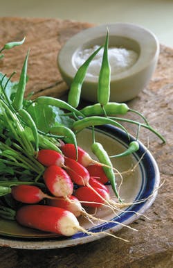 Early summer crudités