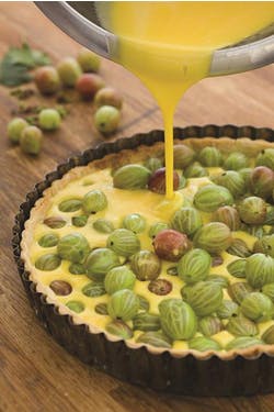 Gooseberry tart