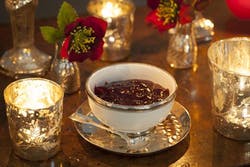 making cranberry jelly