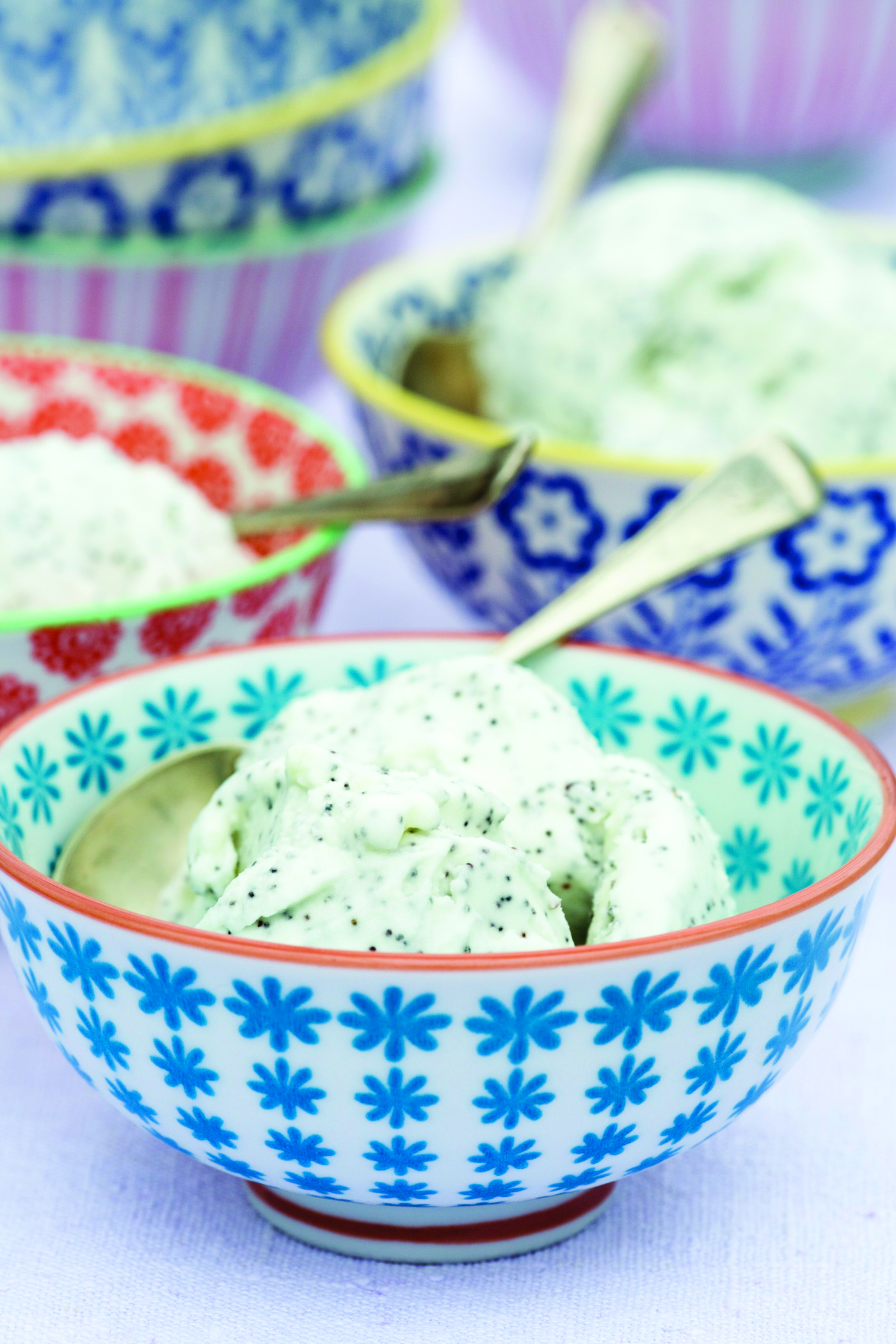 Cardamom & poppy seed ice cream